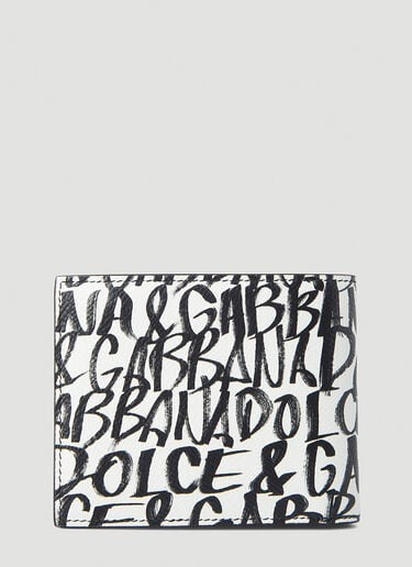 D&G - Graffiti Print Bifold Portemonnaie