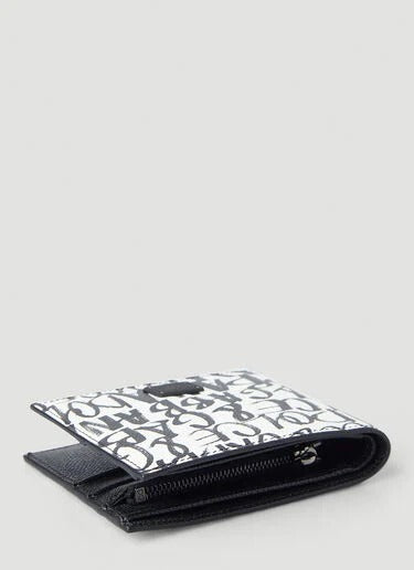 D&G - Graffiti Print Bifold Portemonnaie